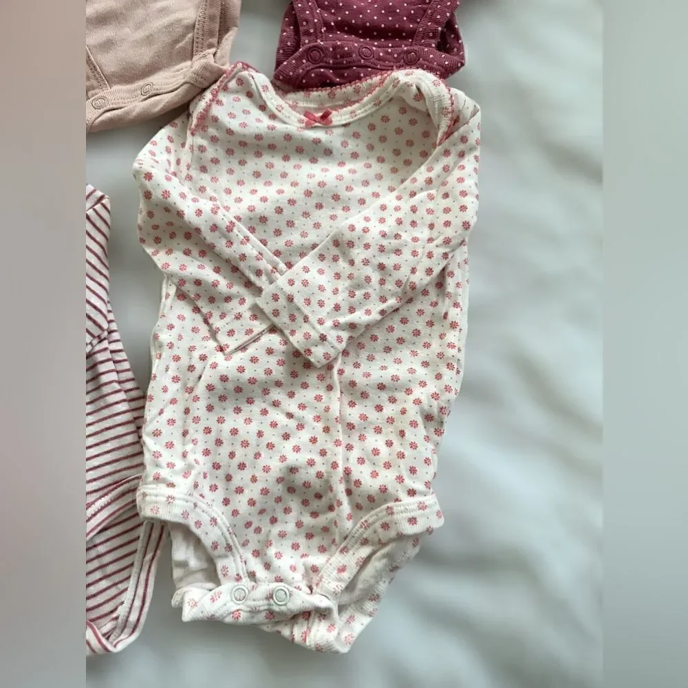 Baby Bundle Set of baby Girl 3 Month One-pieces Bodysuits Jumper  Short  Long Sl